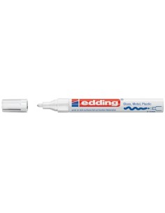 Värvimarker Edding 750, 2-4mm, permanente läikiv, valge