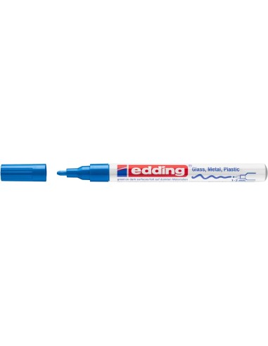 edding 751 gloss paint marker blue
