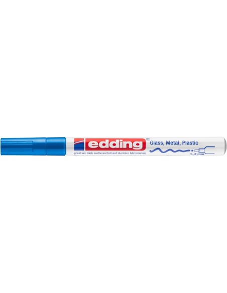 edding 751 gloss paint marker blue