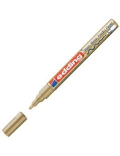 Värvimarker Edding 751, 1-2mm, permanente läikiv, kuldne