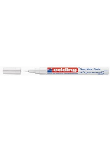 Värvimarker Edding 780, 0.8mm, permanente läikiv, valge
