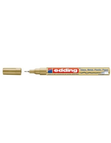 Värvimarker Edding 780, 0.8mm, permanente läikiv, kuldne