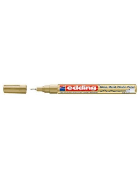 Värvimarker Edding 780, 0.8mm, permanente läikiv, kuldne