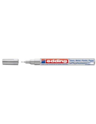 Värvimarker Edding 780, 0.8mm, permanente läikiv, hõbedane