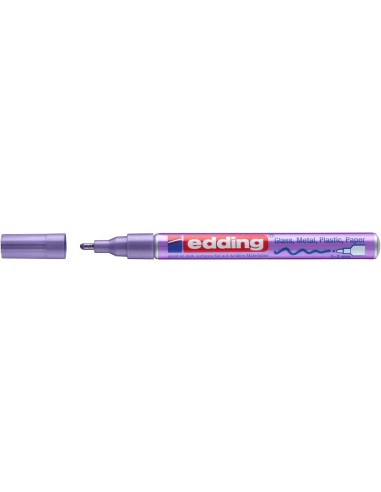 Värvimarker Edding 751 permanente,1-2 mm metallik lilla