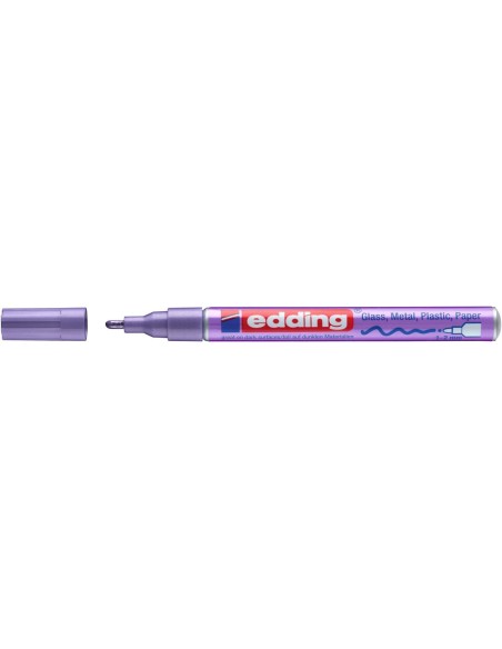 Värvimarker Edding 751 permanente,1-2 mm metallik lilla