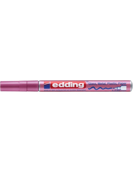 edding 751 gloss paint marker pink metallic