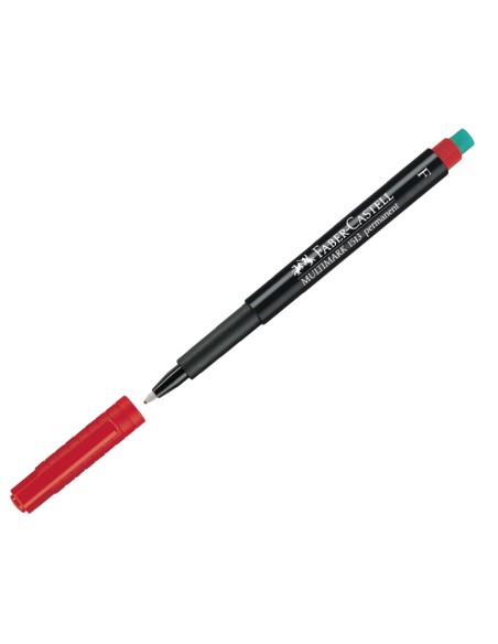 Faber-Castell Multimark overhead marker water-resistant, F, red
