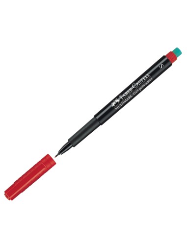 Faber-Castell Multimark overhead marker water-resistant, S, red