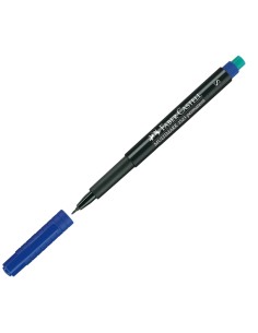 Faber-Castell Multimark overhead marker water-resistant, S, blue