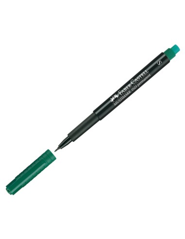 Marker Faber-Castell Multimark perm. S 0,4mm roheline