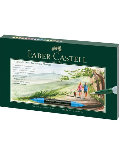 Akvarellimarker Faber-Castell Abrecht Dürer 16-värvi