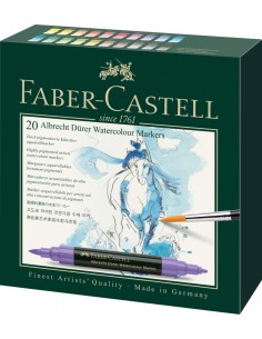 Akvarellimarker Faber-Castell Abrecht Dürer 20-värvi