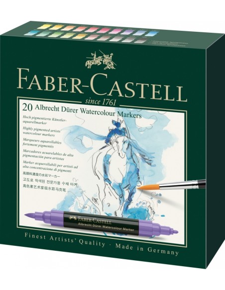 Faber-Castell Albrecht Dürer Watercolour Marker, wallet of 20