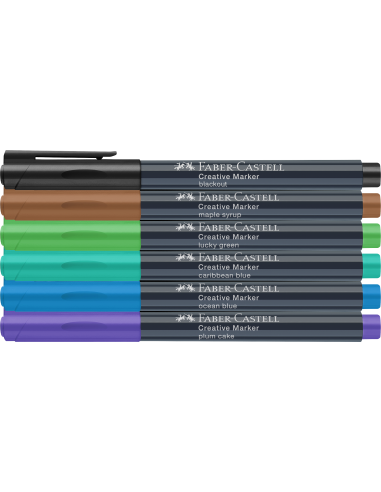 Värvimarker Faber-Castell Fairy forest 6-värvi blistris