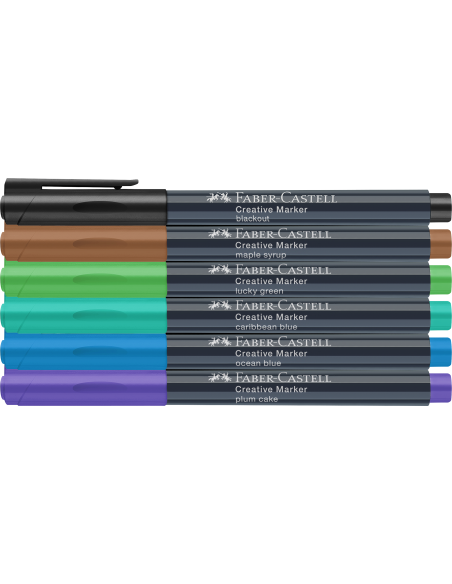 Värvimarker Faber-Castell Fairy forest 6-värvi blistris