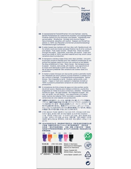 Gofa Aqua Dual Marker 6x Fantasy