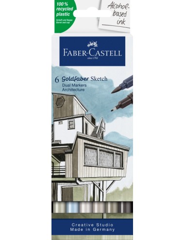 Sketch Marker Gofa 6ct set Architect