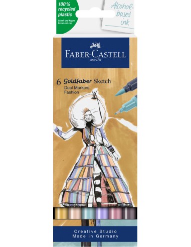 Sketch Marker Gofa 6ct set Fashion