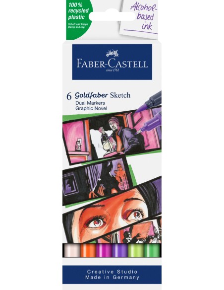 Sketch Marker Gofa 6ct set Graph. Novel