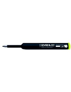 Harilik pliiats Lyra Dry Profi, ehitusmarker, reguleeritav pikkus grafiit 2B must