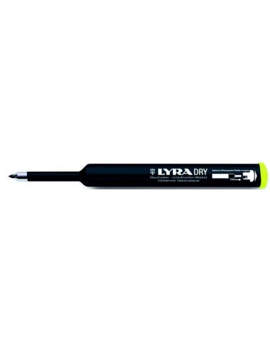 Harilik pliiats Lyra Dry Profi, ehitusmarker, reguleeritav pikkus grafiit 2B must
