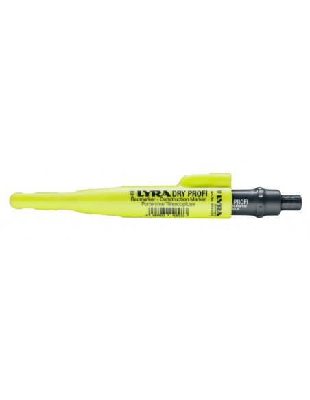 Harilik pliiats Lyra Dry Profi, ehitusmarker, grafiit 2B must