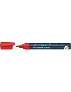 Permanentne marker Schneider 230 1-3mm ümar ots, punane 2