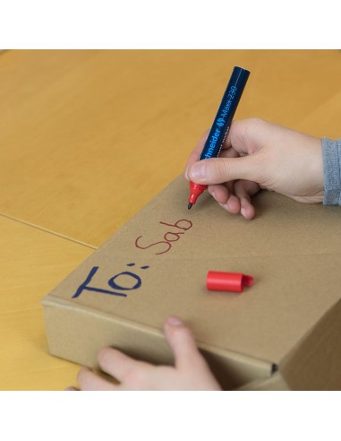 Permanent Marker Schneider 230, bullet tip, red