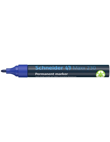 Permanent Marker Schneider 230, bullet tip, blue