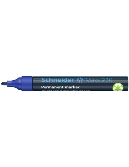 Permanentne marker Schneider 230 1-3mm ümar ots, sinine