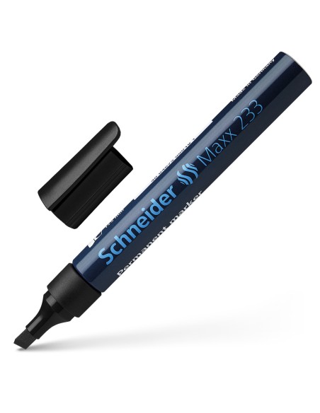 Permanentne marker Schneider 233 1-5mm lõigatud ots, must