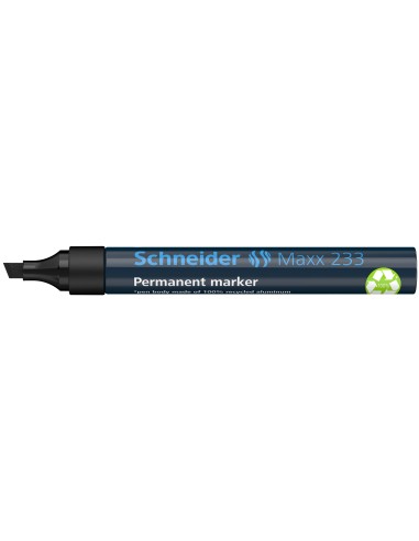 Permanent Marker Schneider 233 1-5mm chisel tip, black