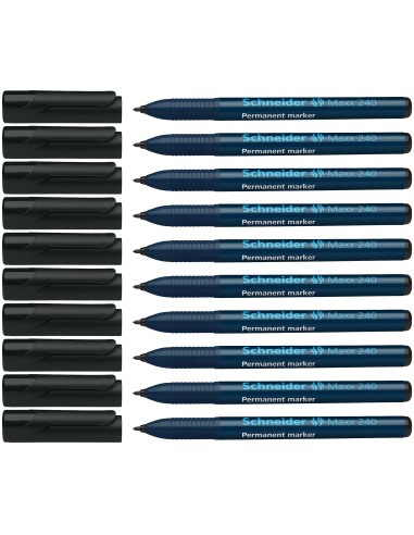 Permanent Marker Schneider 240 1-2mm bullet tip, black
