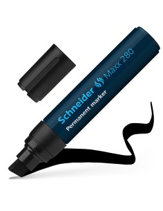 Permanent Marker Schneider 280 4-12mm chisel tip, black