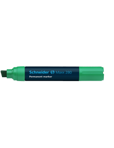 Permanent Marker Schneider 280 chisel tip, green