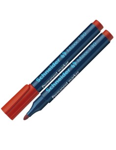 Permanentne marker Schneider 130 ümar ots, punane