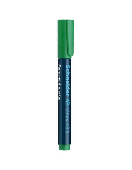 Permanent Marker Schneider 133, chisel tip, green (O)