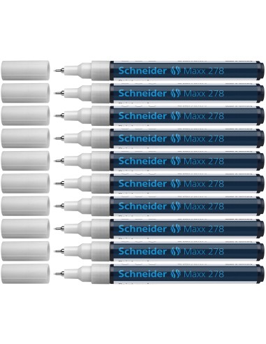 Permanent marker Schneider Paint 278 0,8mm, white