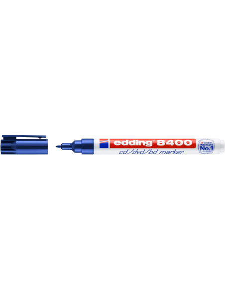 edding 8400 CD/DVD/BD marker blue