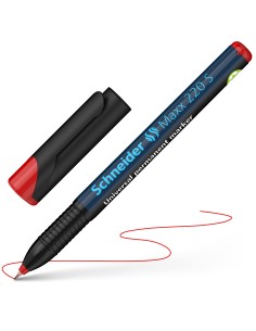 Kilemarker Schneider 220 S 0,4mm permanentne punane