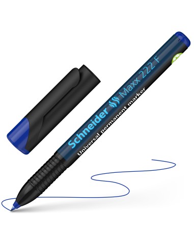 OHP marker Schneider 222 F 0,7mm permanent blue (O)