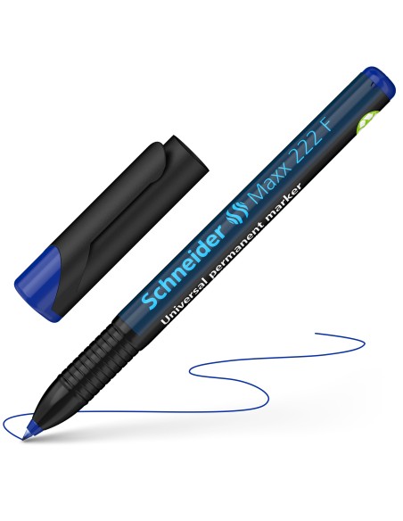 OHP marker Schneider 222 F 0,7mm permanent blue (O)