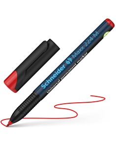 Kilemarker Schneider 224 M 1,0mm permanentne punane
