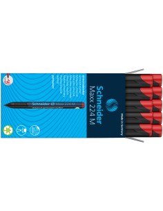 OHP marker Schneider 224 M 1,0mm permanent red (O) 2