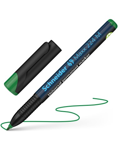 Kilemarker Schneider 224 M 1,0mm permanentne roheline