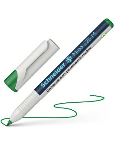OHP marker Schneider 225 1,0mm non permanent green (O)