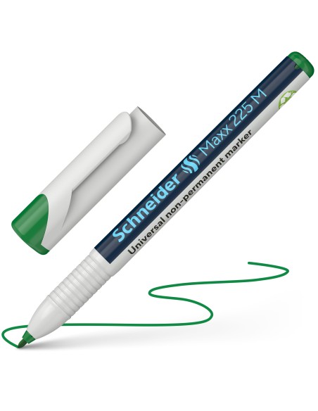 OHP marker Schneider 225 1,0mm non permanent green (O)