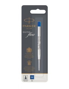 Südamik Parker pastapliiatsile QuinkFlow M sinine blistris