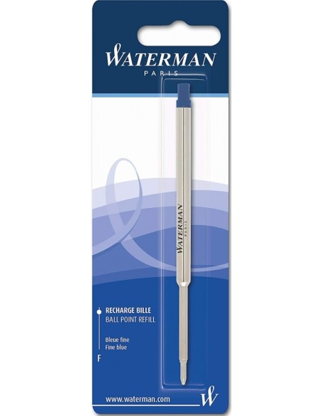 Südamik pastapliiatsile Waterman F sinine blistris